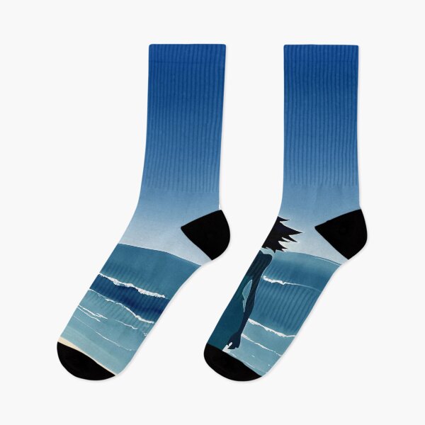 Item preview, Coastal Minimalist Style Beach Chic Calming Ocean Blues - AI Art 4 of 8 designed and sold by Beachy.