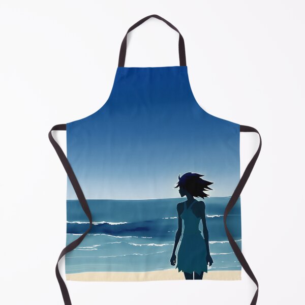 Item preview, Coastal Minimalist Style Beach Chic Calming Ocean Blues - AI Art 4 of 8 designed and sold by Beachy.