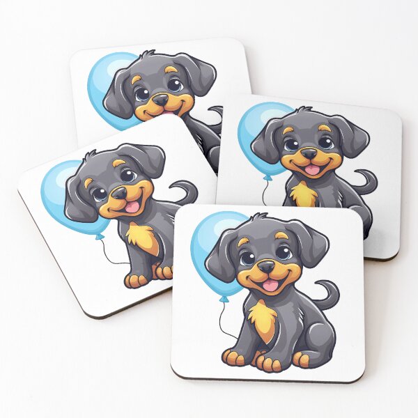 Item preview, Cute Puppy Farmdog with a balloon designed and sold by ladysticky.
