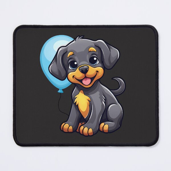 Item preview, Cute Puppy Farmdog with a balloon designed and sold by ladysticky.