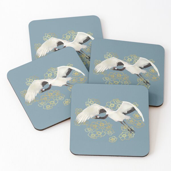 Item preview, Crane on Anemone Fields Sky designed and sold by ViewerEqualsPhoton.