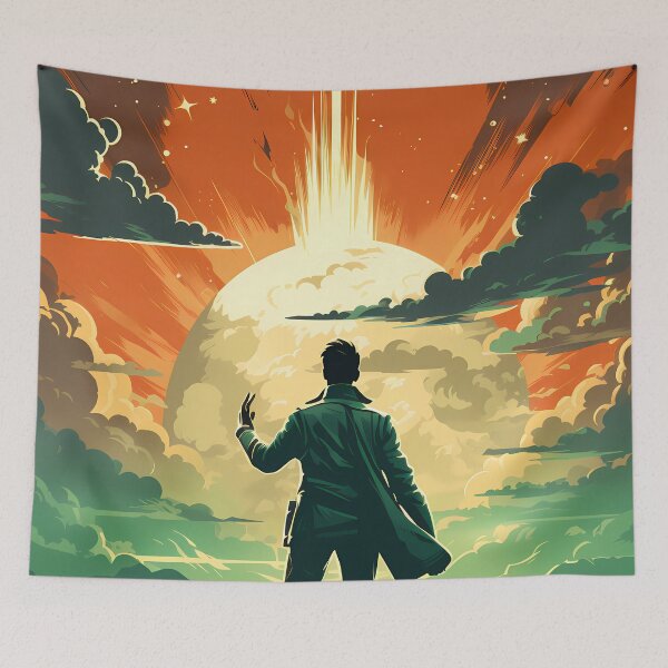 Item preview, Watching The Rocket Blast On The Moon designed and sold by alacaz.