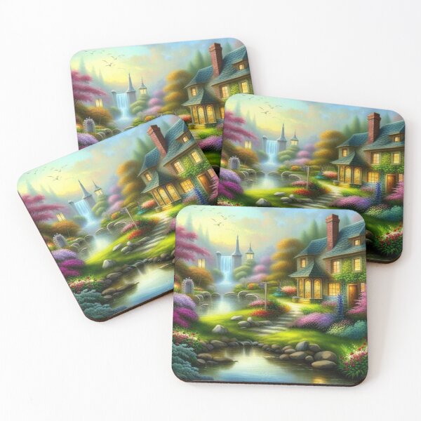 Item preview, Mystical beautiful garden and pond designed and sold by mujjishop.