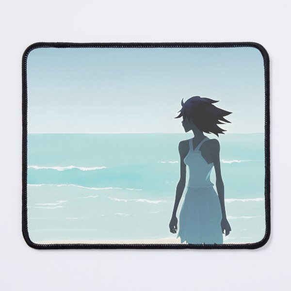 Item preview, Coastal Minimalist Style Beach Chic Calming Ocean Blues - AI Art 5 of 8 designed and sold by Beachy.