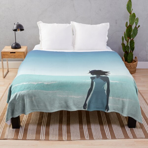 Item preview, Coastal Minimalist Style Beach Chic Calming Ocean Blues - AI Art 5 of 8 designed and sold by Beachy.