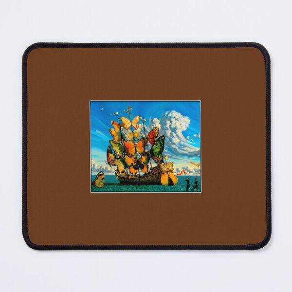 Item preview, BUTTERFLY SHIP  Vintage Surreal Abstract Fantasy Print    	 designed and sold by zvlpdxce20.