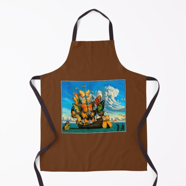 Item preview, BUTTERFLY SHIP Vintage Surreal Abstract Fantasy Print designed and sold by zvlpdxce20.