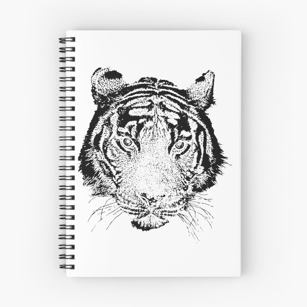 Item preview, Inked Vector Tiger designed and sold by Charcoalart.