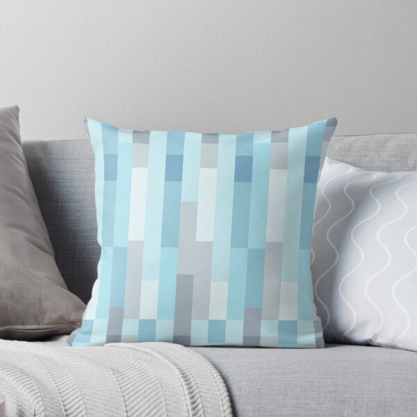 Item preview, Ocean Summer Breeze  // Vintage Blue Retro Shapes Pattern Geometric 1980s 8bit Pixel Art designed and sold by mixedpixels.