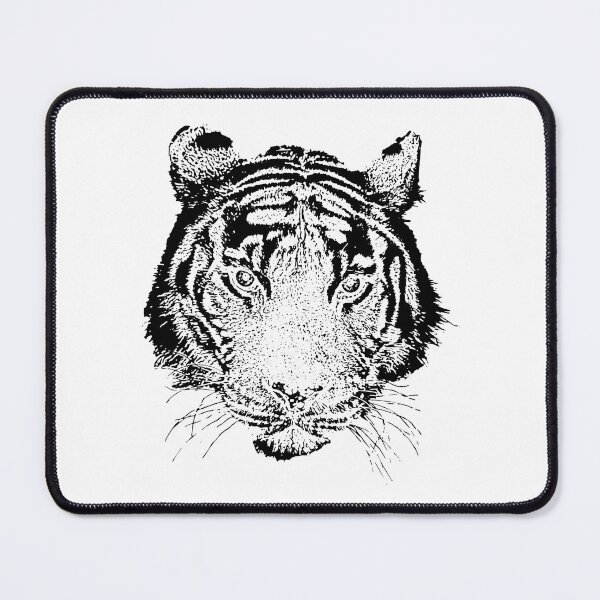 Item preview, Inked Vector Tiger designed and sold by Charcoalart.