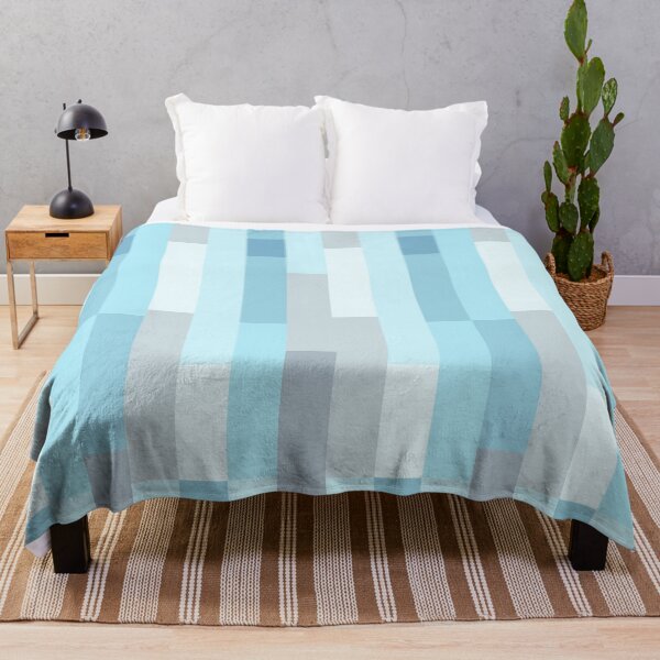 Item preview, Ocean Summer Breeze  // Vintage Blue Retro Shapes Pattern Geometric 1980s 8bit Pixel Art designed and sold by mixedpixels.