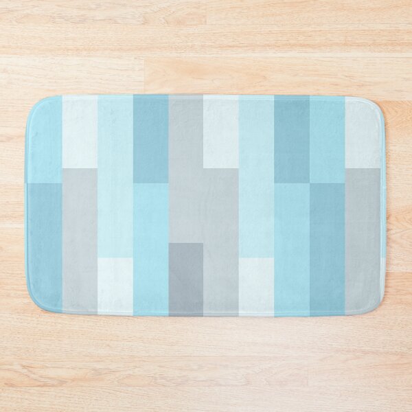 Item preview, Ocean Summer Breeze  // Vintage Blue Retro Shapes Pattern Geometric 1980s 8bit Pixel Art designed and sold by mixedpixels.