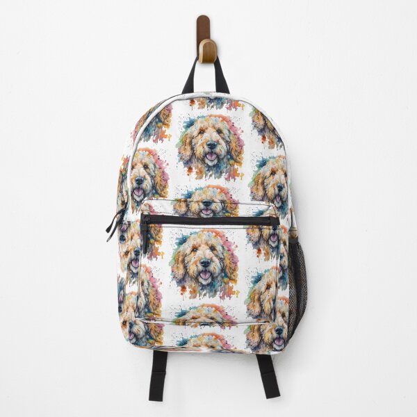 Item preview, Golden Doodle Bright Watercolor Painting Labradoodle designed and sold by Bug & Brush.