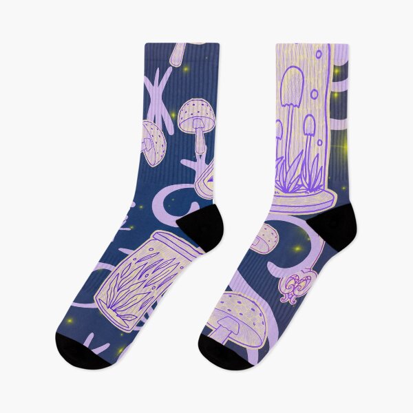 Item preview, Magical Forest, Psychedelic Mystic Print (Night Version)  designed and sold by ODAcity.