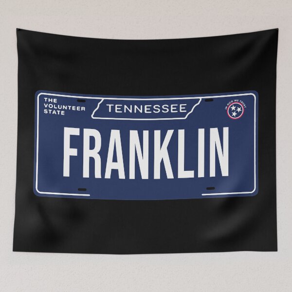 Item preview, Franklin Tennessee License Plate designed and sold by BahayProduction.