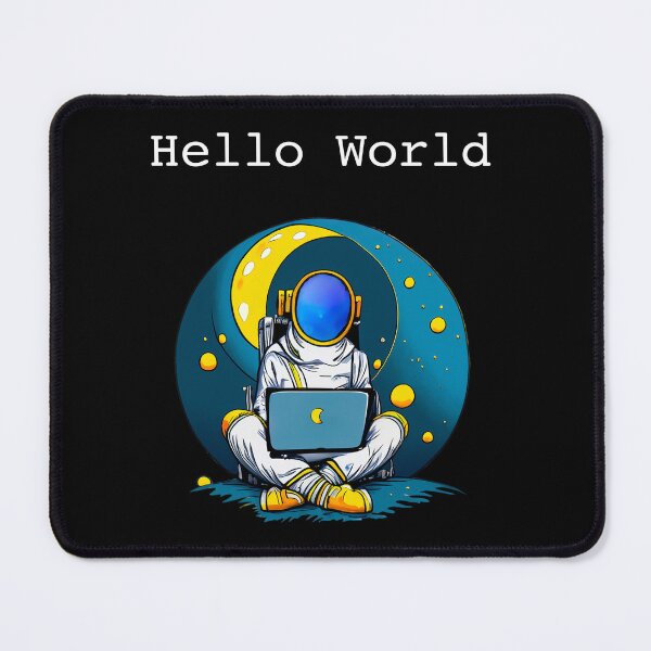 Item preview, Astronaut Hello World designed and sold by okomerkilic.
