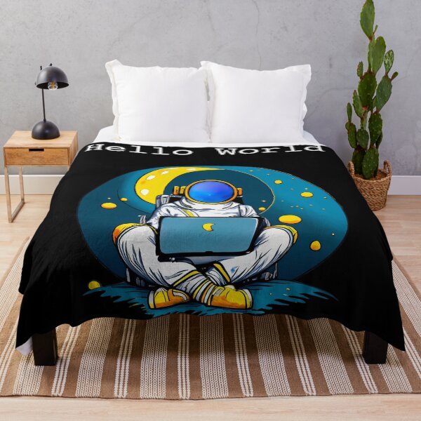 Item preview, Astronaut Hello World designed and sold by okomerkilic.