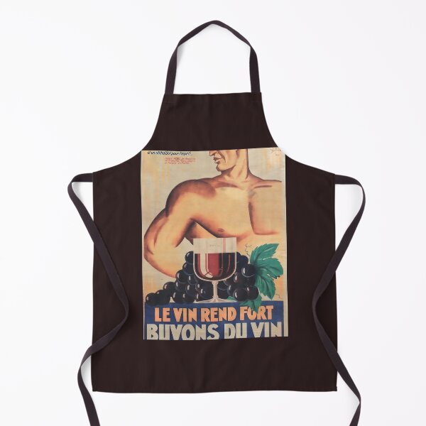 Aperçu de l'œuvre Vin français de 1934 "Le vin rend fort - buvons du vin" (Le vin rend fort créée et vendue par rylwylaehml86.