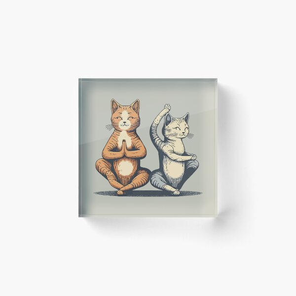 Item preview, Cats doing Yoga designed and sold by Amir Faysal.