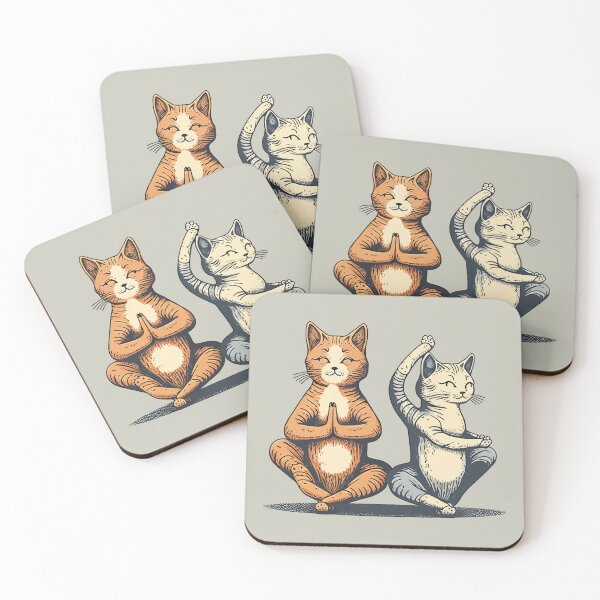 Item preview, Cats doing Yoga designed and sold by Amir Faysal.