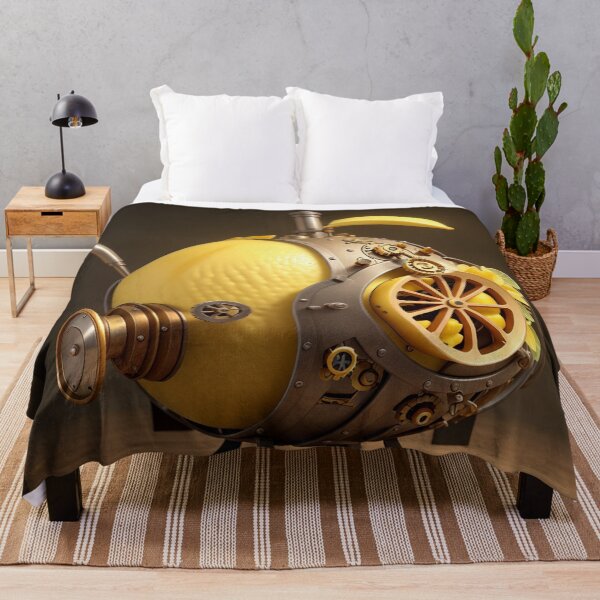 Item preview, Steampunk Lemon Art Painting Design Print designed and sold by randomtdesigns.