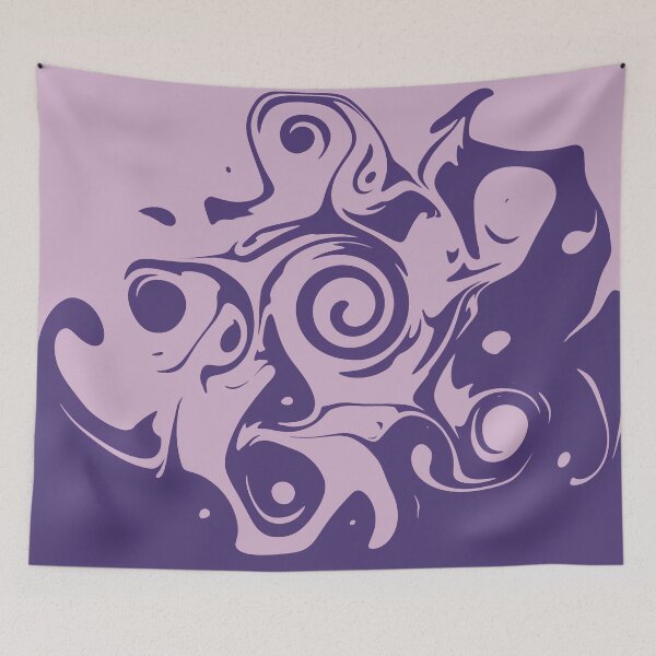 Item preview, Púrpuras y remolinos designed and sold by CreativeCodeLLC.
