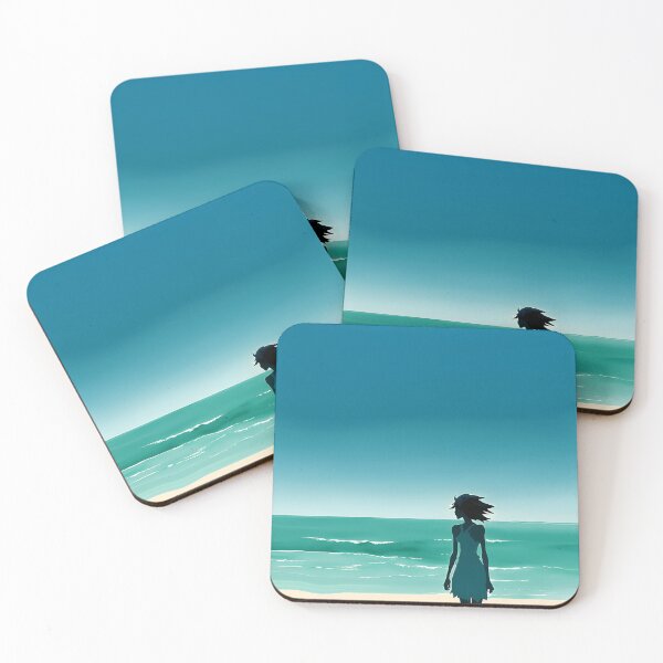 Item preview, Coastal Minimalist Style Beach Chic Calming Ocean Blues - AI Art 6 of 8 designed and sold by Beachy.