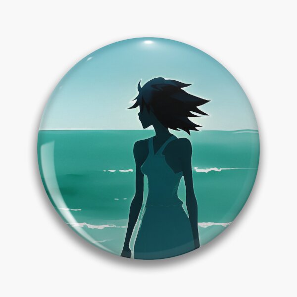 Item preview, Coastal Minimalist Style Beach Chic Calming Ocean Blues - AI Art 6 of 8 designed and sold by Beachy.