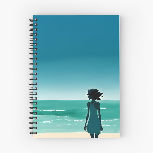 Item preview, Coastal Minimalist Style Beach Chic Calming Ocean Blues - AI Art 6 of 8 designed and sold by Beachy.