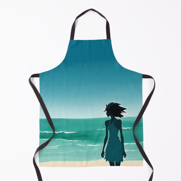 Item preview, Coastal Minimalist Style Beach Chic Calming Ocean Blues - AI Art 6 of 8 designed and sold by Beachy.