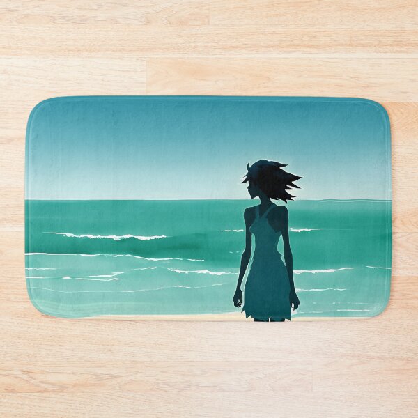 Item preview, Coastal Minimalist Style Beach Chic Calming Ocean Blues - AI Art 6 of 8 designed and sold by Beachy.