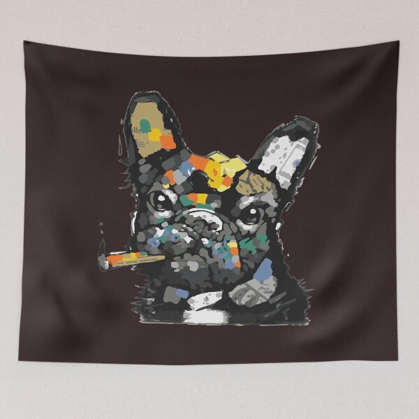 Item preview, French Bull Dog Smoking A Cigar 	 	 designed and sold by rylwylaehml86.