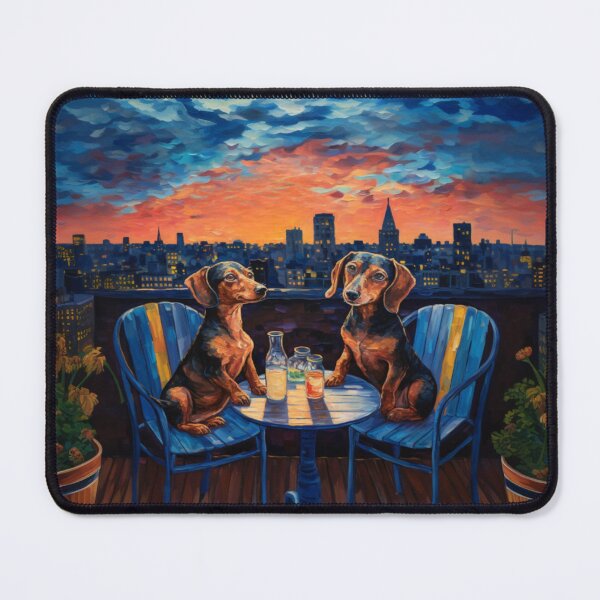 Item preview, Dachshund Dinner Date designed and sold by sophiesdesigns53.