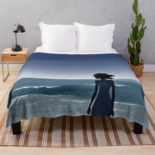 Item preview, Coastal Minimalist Style Beach Chic Calming Ocean Blues - AI Art 7 of 8 designed and sold by Beachy.