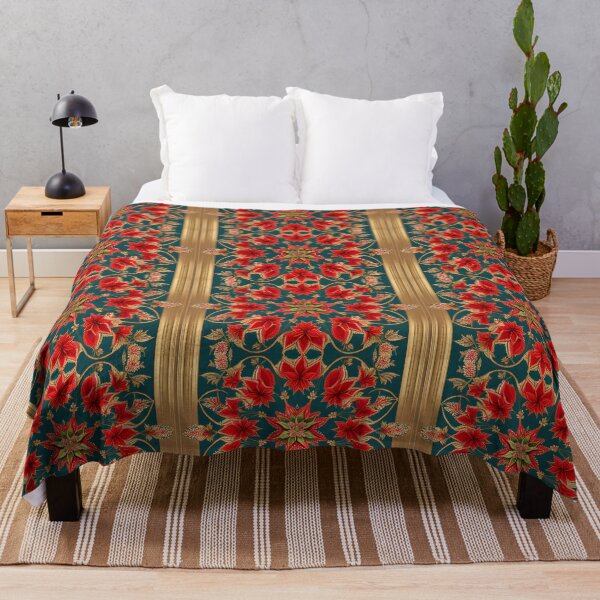 Item preview, Christmas Textured Poinsettia designed and sold by myersdiffusion.