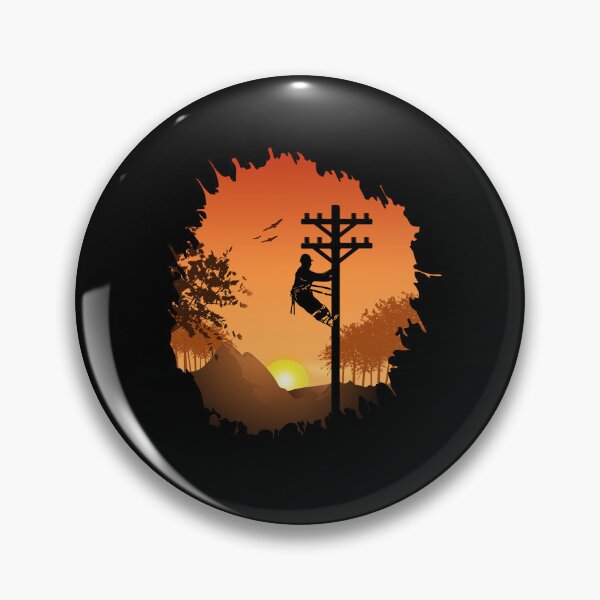 Artikelvorschau, Retro Lineman Sonnenuntergang Vater Männer Elektrokabel Lineman entworfen und verkauft von DSWShirts.