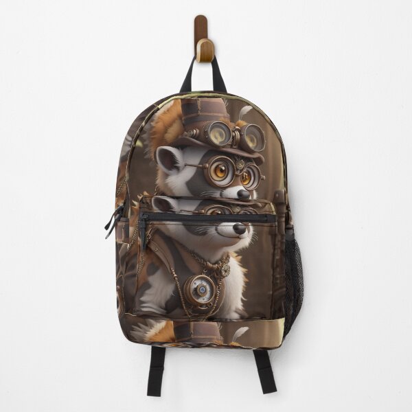 Item preview, Steampunk Lemur Art Painting Design Print designed and sold by randomtdesigns.