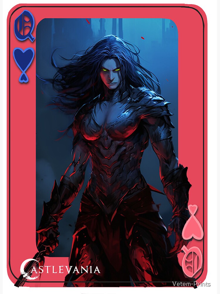 Discover Castlevania Striga Queen of hearts hydro stickers alt  | Canvas Print