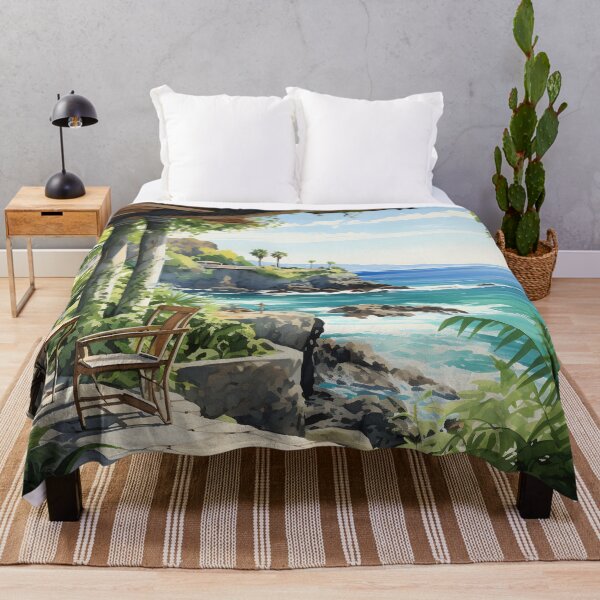 Item preview, Cozy Tropical Balcony designed and sold by Maxouniverse.