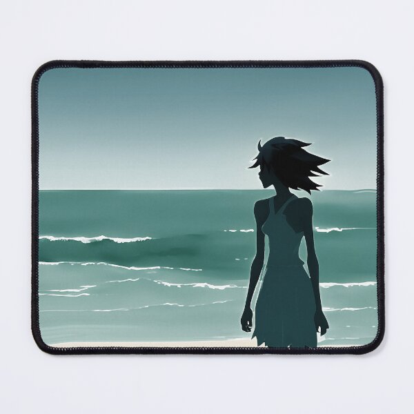 Item preview, Coastal Minimalist Style Beach Chic Calming Ocean Blues - AI Art 8 of 8 designed and sold by Beachy.