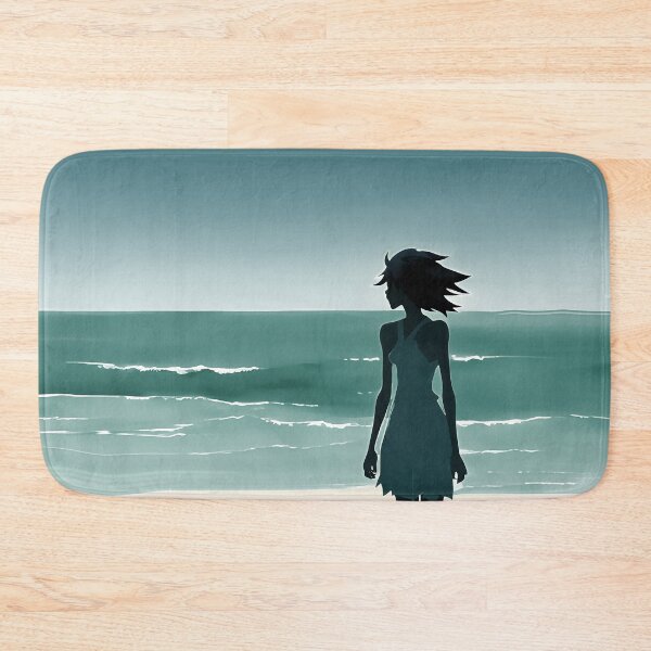Item preview, Coastal Minimalist Style Beach Chic Calming Ocean Blues - AI Art 8 of 8 designed and sold by Beachy.