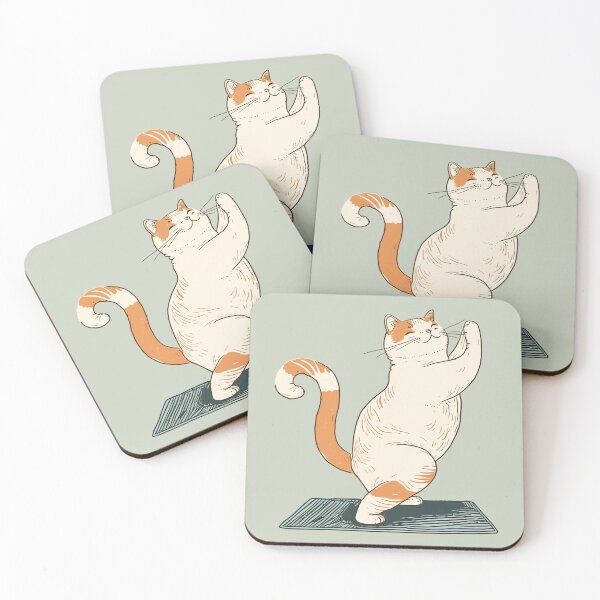 Item preview, Cat doing Yoga designed and sold by Amir Faysal.