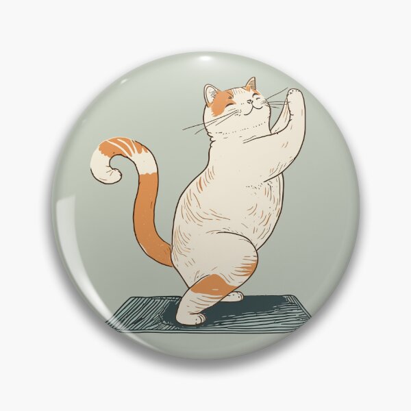 Item preview, Cat doing Yoga designed and sold by Amir Faysal.