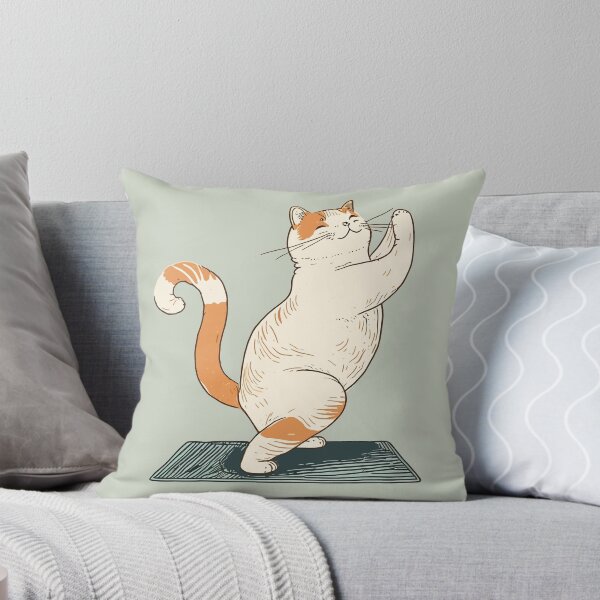 Item preview, Cat doing Yoga designed and sold by Amir Faysal.