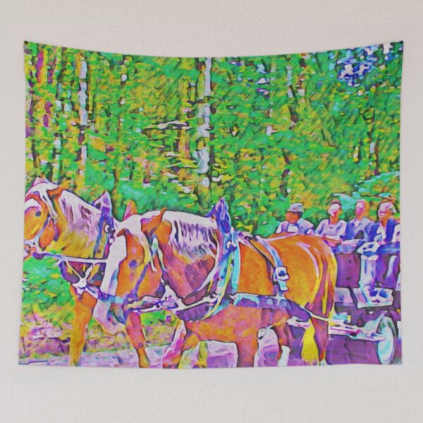 Item preview, ON OUR WAY TO SLEEPING BEAUTY CASTLE  designed and sold by ArtbyRolleen.