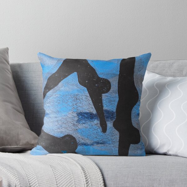 Item preview, Wild Silhouette Divers Monoprint designed and sold by vallisrowe.