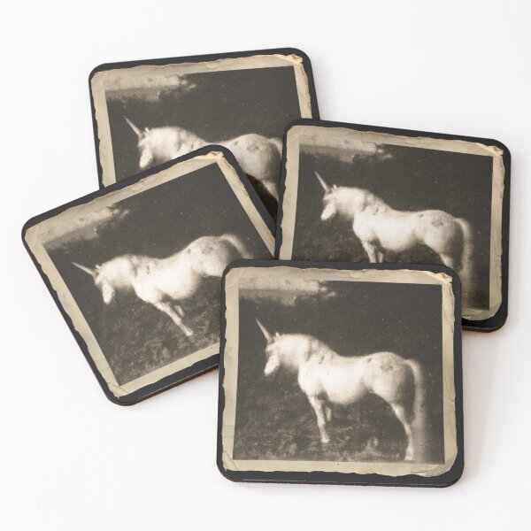 Item preview, Unicorns are Real Vintage Photo designed and sold by Wild-Neptune.