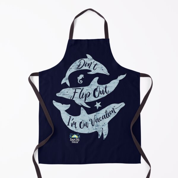 Item preview, Don’t Flip Out I’m on Vacation Dolphins designed and sold by StressFreeThds.