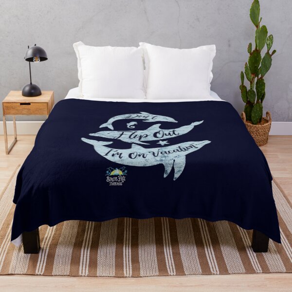 Item preview, Don’t Flip Out I’m on Vacation Dolphins designed and sold by StressFreeThds.