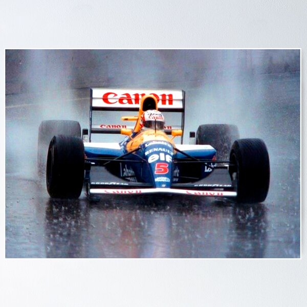 Item preview, Nigel Mansell en route to second place at the 1991 Adelaide Grand Prix designed and sold by Rodissimus1984.